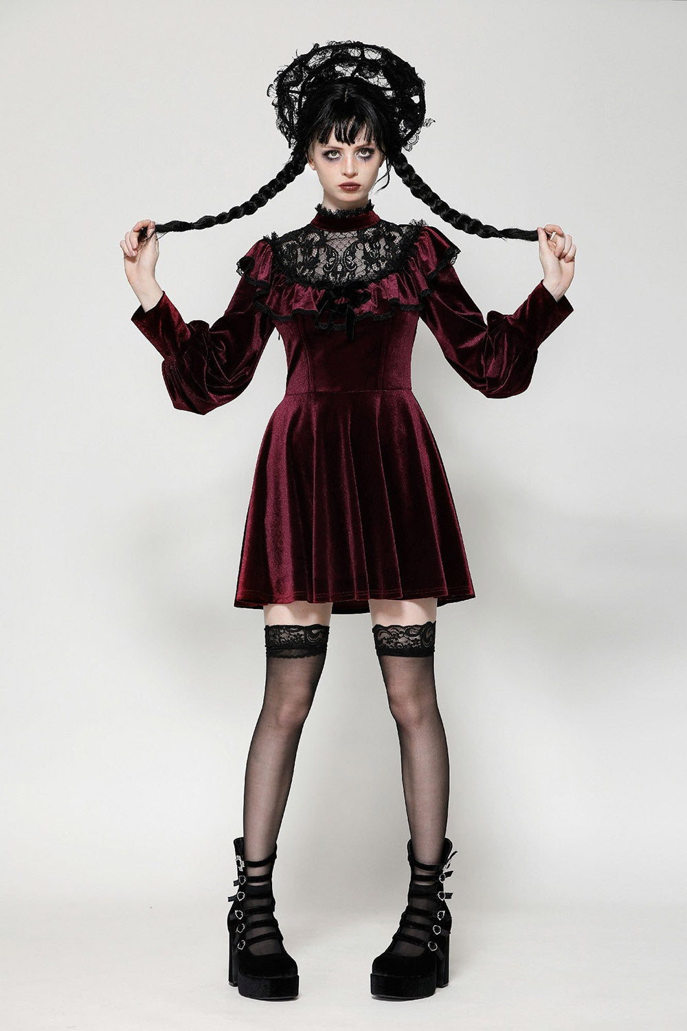 Blood Doll Mini Gothic Lolita Dress