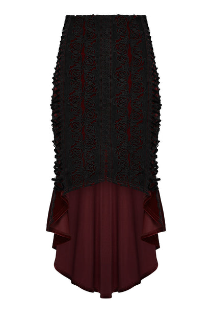 Bride of Dracula Skirt [Blood Red]