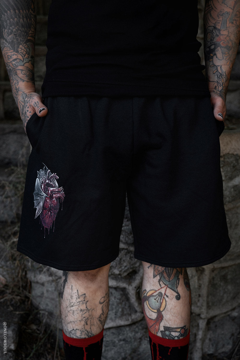 Bat Bite Sweat Shorts [Unisex]