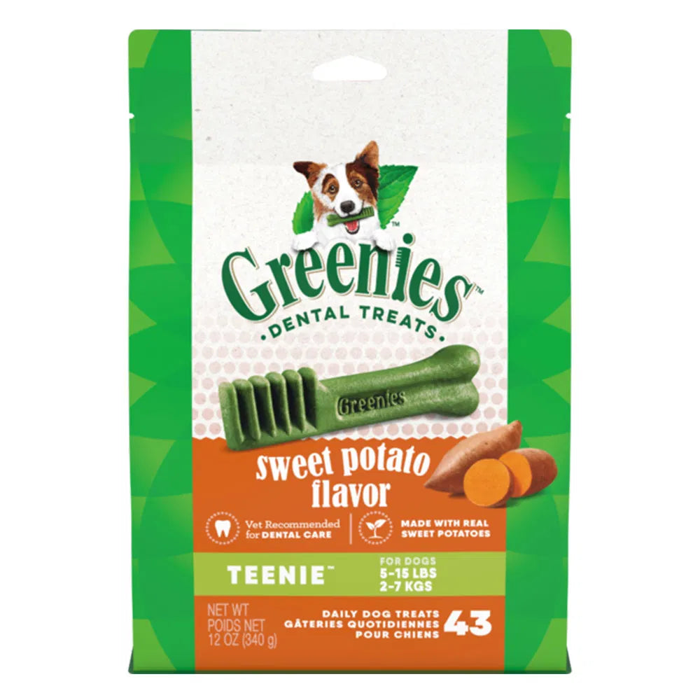 Greenies - Sweet Potato Flavor Dental Dog Treats Teenie 2 - 7kg