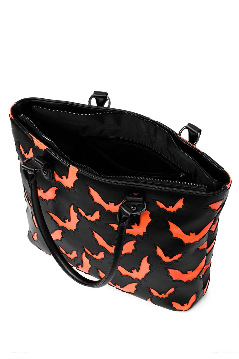 Bat Tote Bag [Black/Orange]