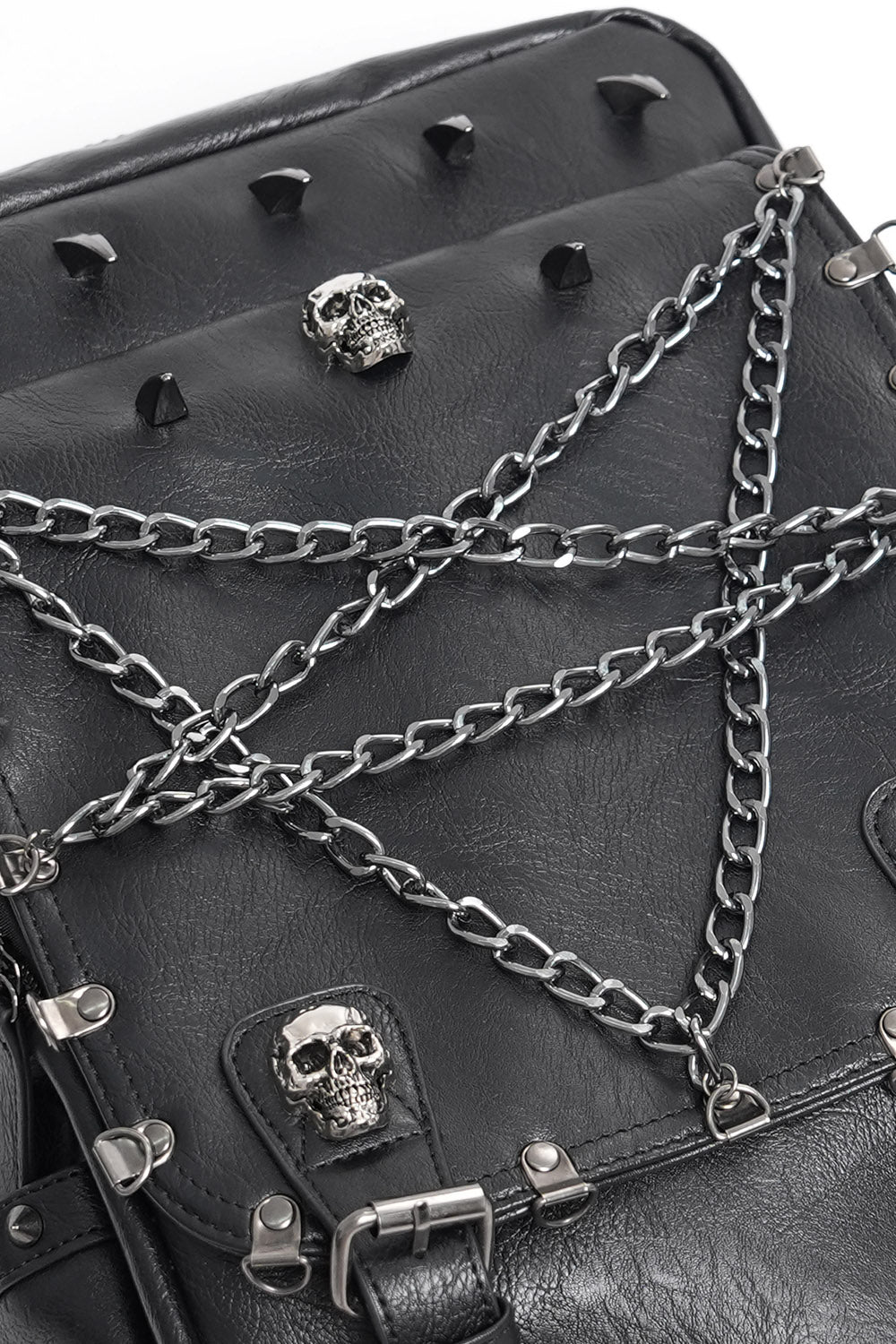 Catacombs Spiked Vegan Leather Backpack