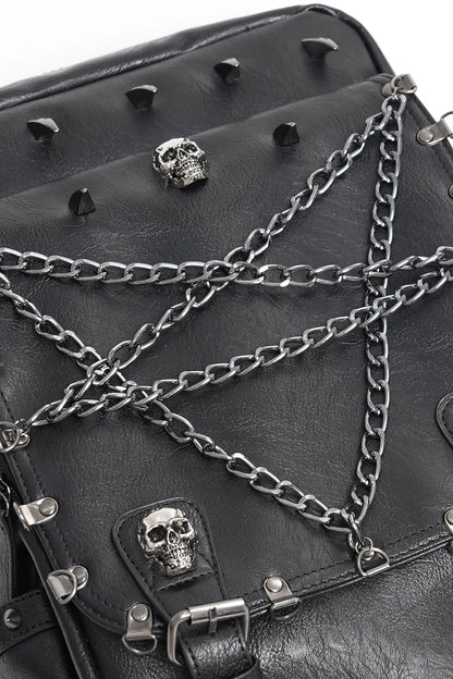 Catacombs Spiked Vegan Leather Backpack
