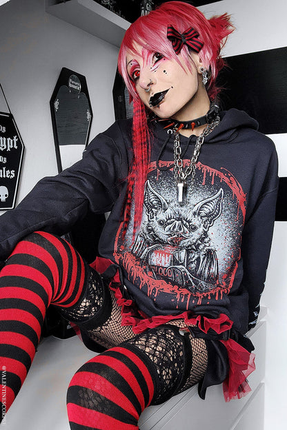Bat Blood Snack Time Hoodie