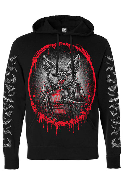 Bat Blood Snack Time Hoodie