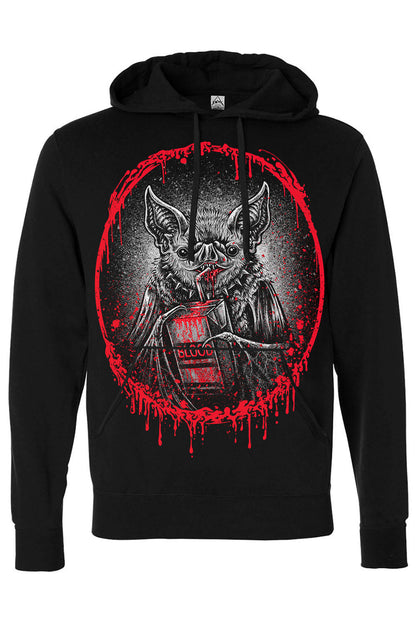 Bat Blood Snack Time Hoodie