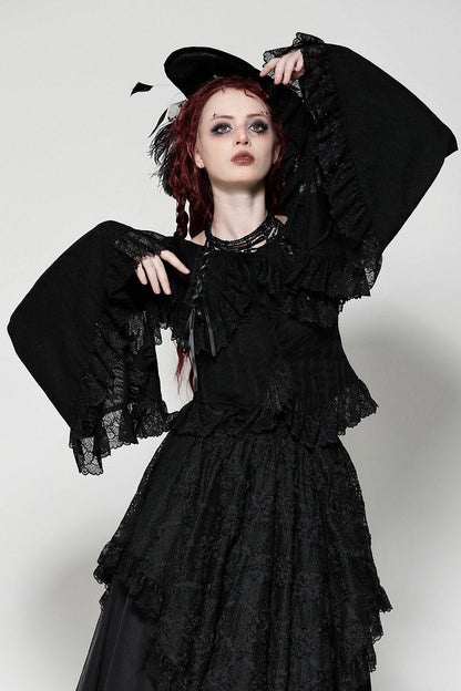 Blacks Sails Pirate Goth Blouse