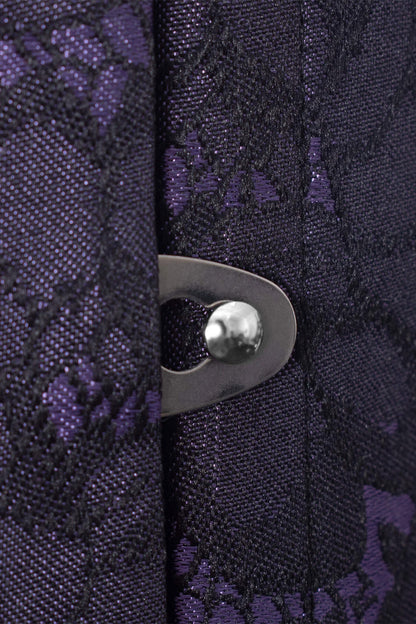 Amethyst Lace Corset [Black/Purple]