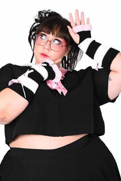 Bittersweet Stripe Arm Warmers