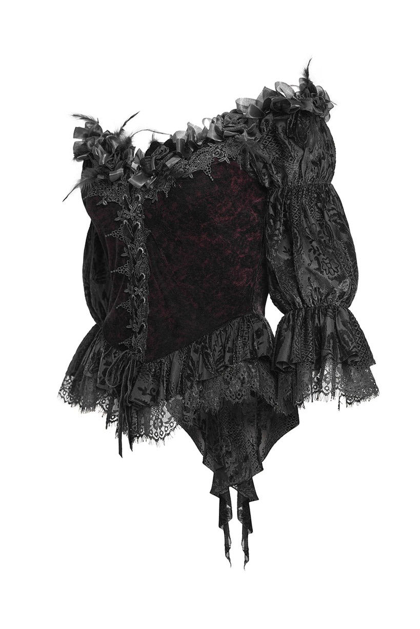 Bloodrose Off the Shoulder Blouse