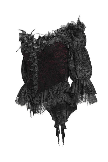 Bloodrose Off the Shoulder Blouse