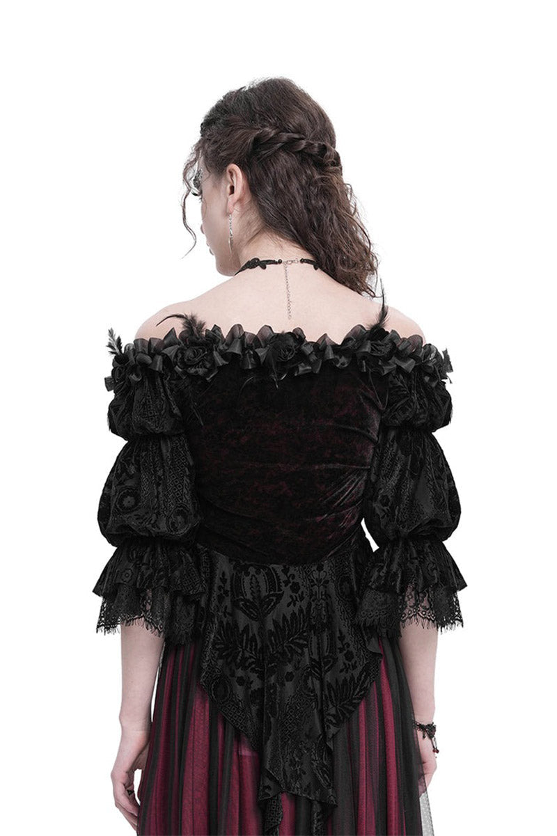 Bloodrose Off the Shoulder Blouse