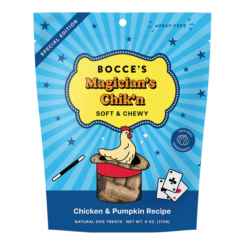 Bocce's Bakery Magician’s Chick’n Dog Treats - Circus Collection