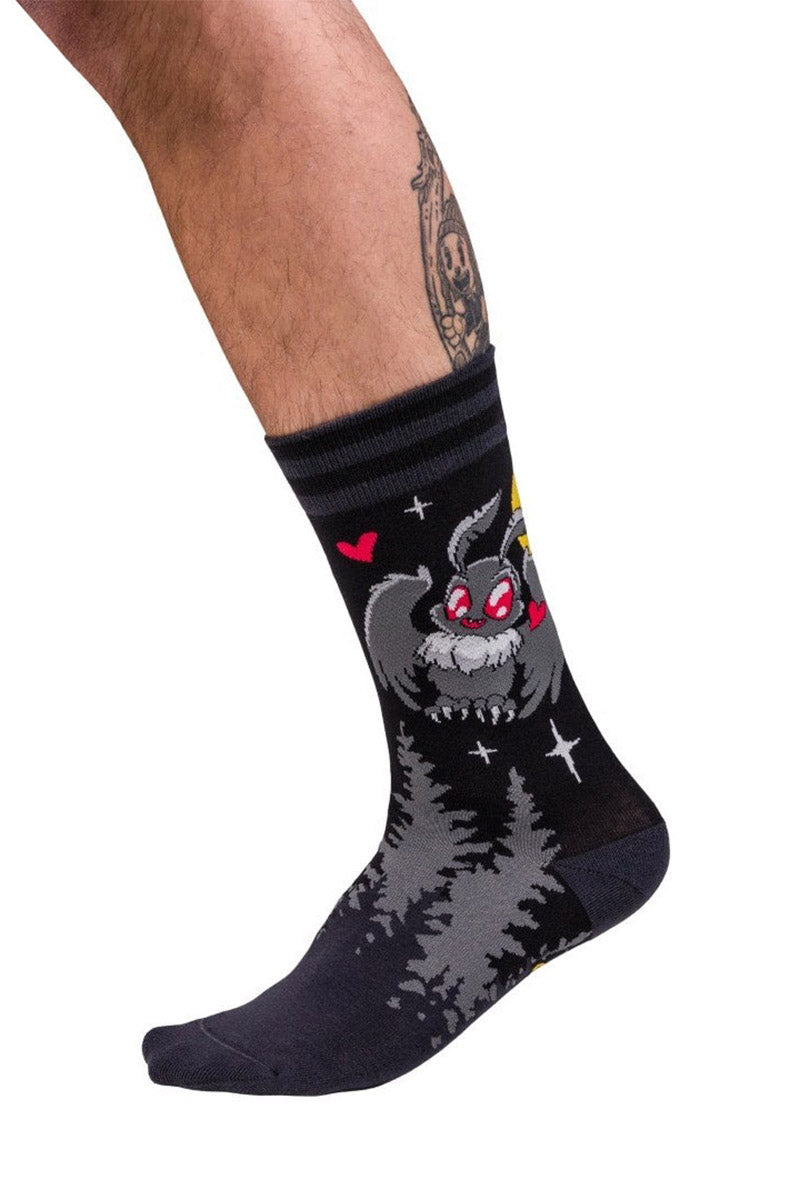Cute Mothman Crew Socks