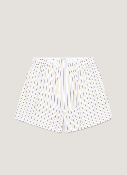 Mens Classic Boxer Shorts In White Blue Green Mbox4700 Stnz