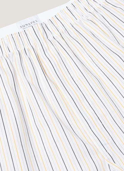 Mens Classic Boxer Shorts In White Blue Green Mbox4700 Stnz