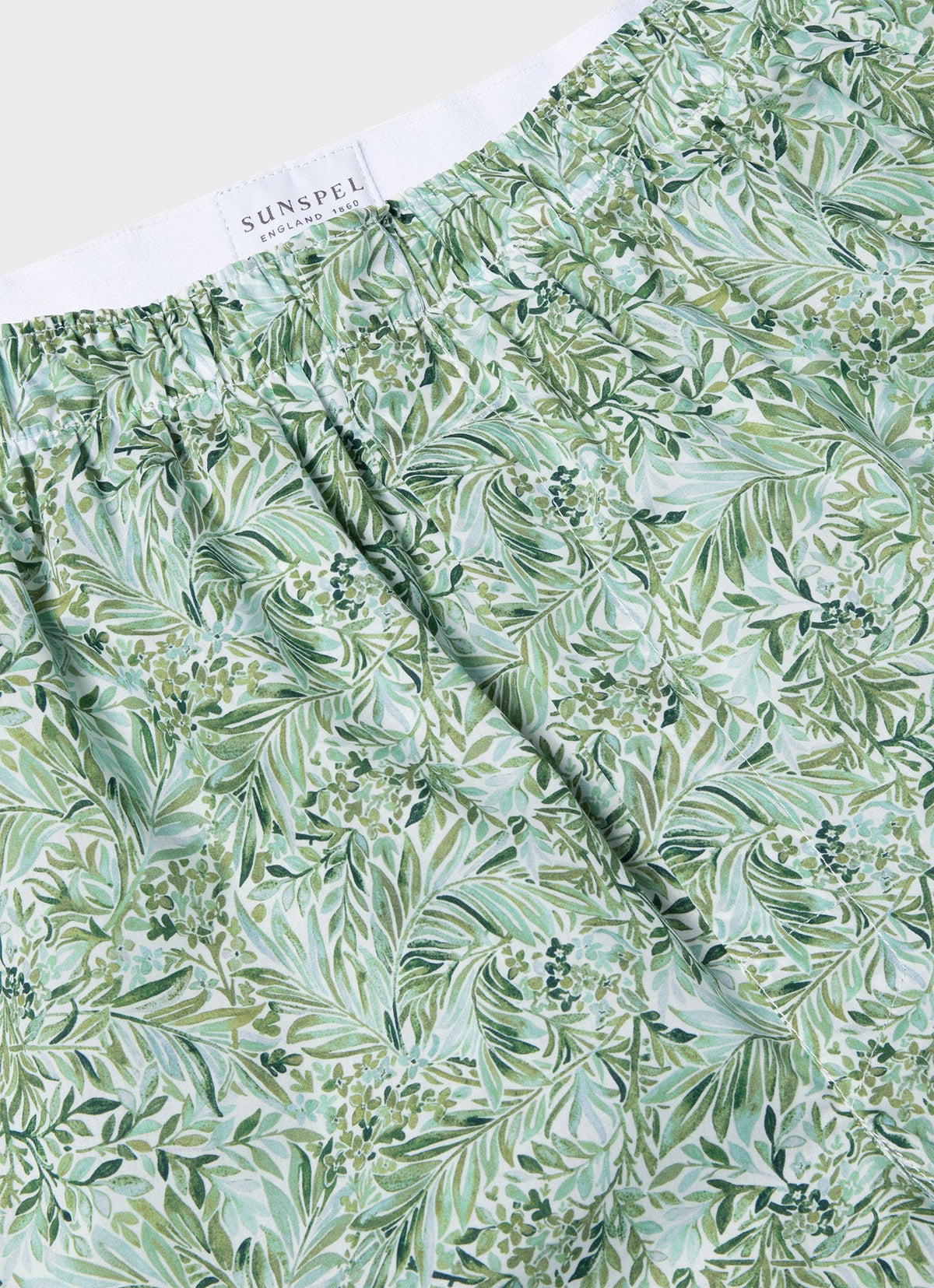 Mens Classic Boxer Shorts In Liberty Fabric In Green Garden Mbox4701L Gnhn