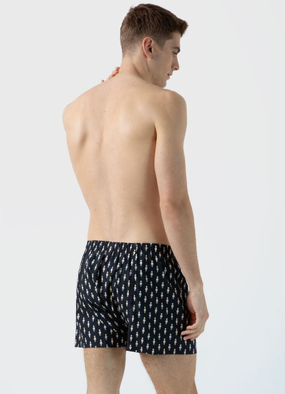 Mens Classic Boxer Shorts In Nutcracker Mbox4701P Buuk