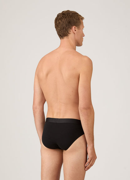 Mens Cotton Stretch Briefs In Black Mbrf4517 Bkaa