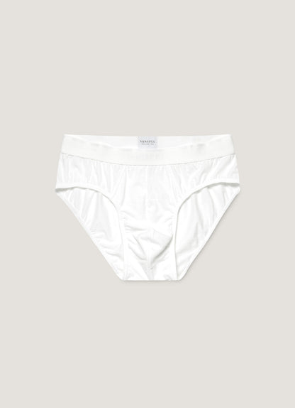 Mens Cotton Stretch Briefs In White Mbrf4517 Whaa