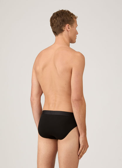 Mens Tencel Briefs In Black Mbrf4518 Bkaa
