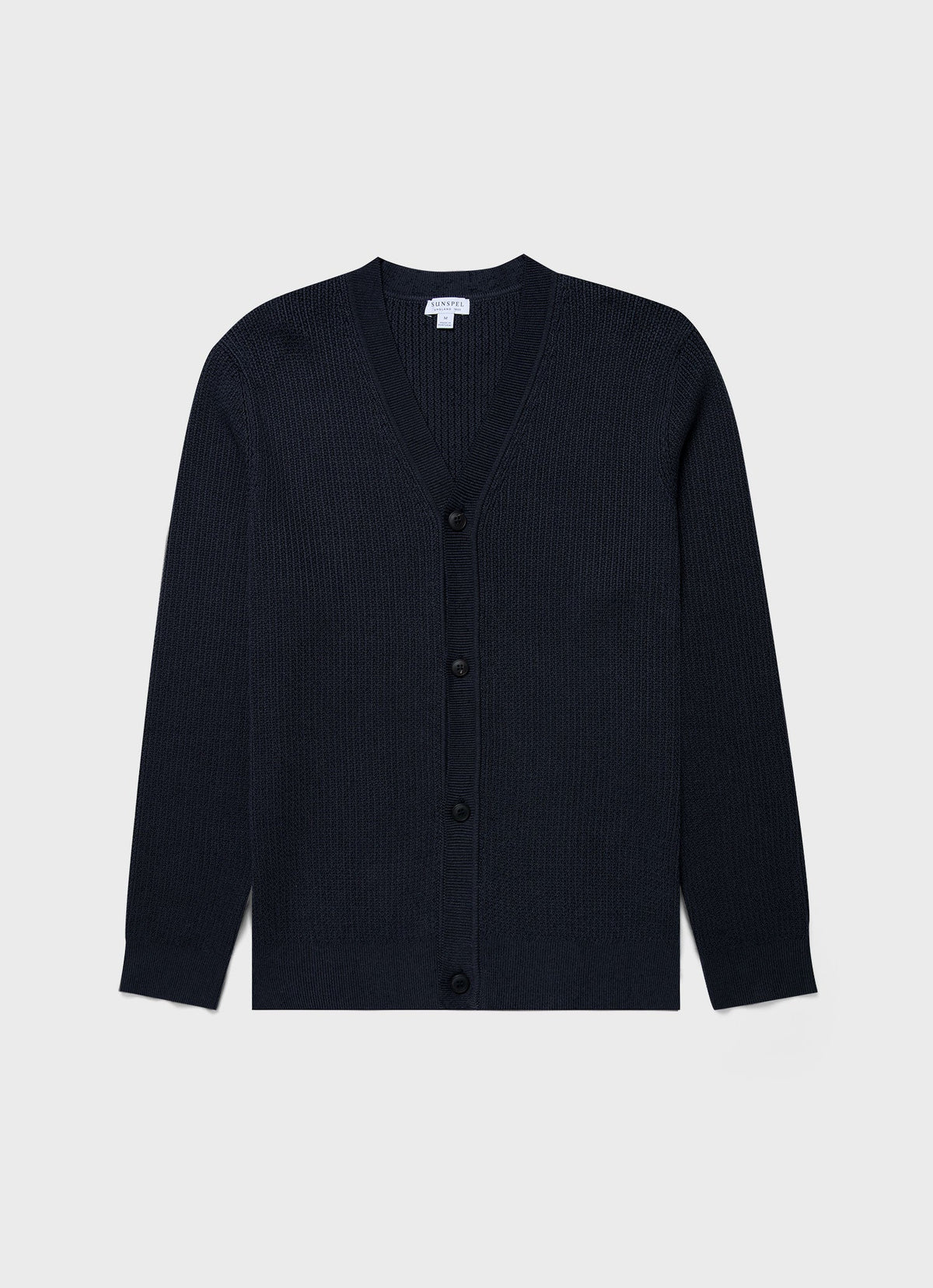 Mens Textured Knit Cardigan In Navy Mcar8243 Buaa