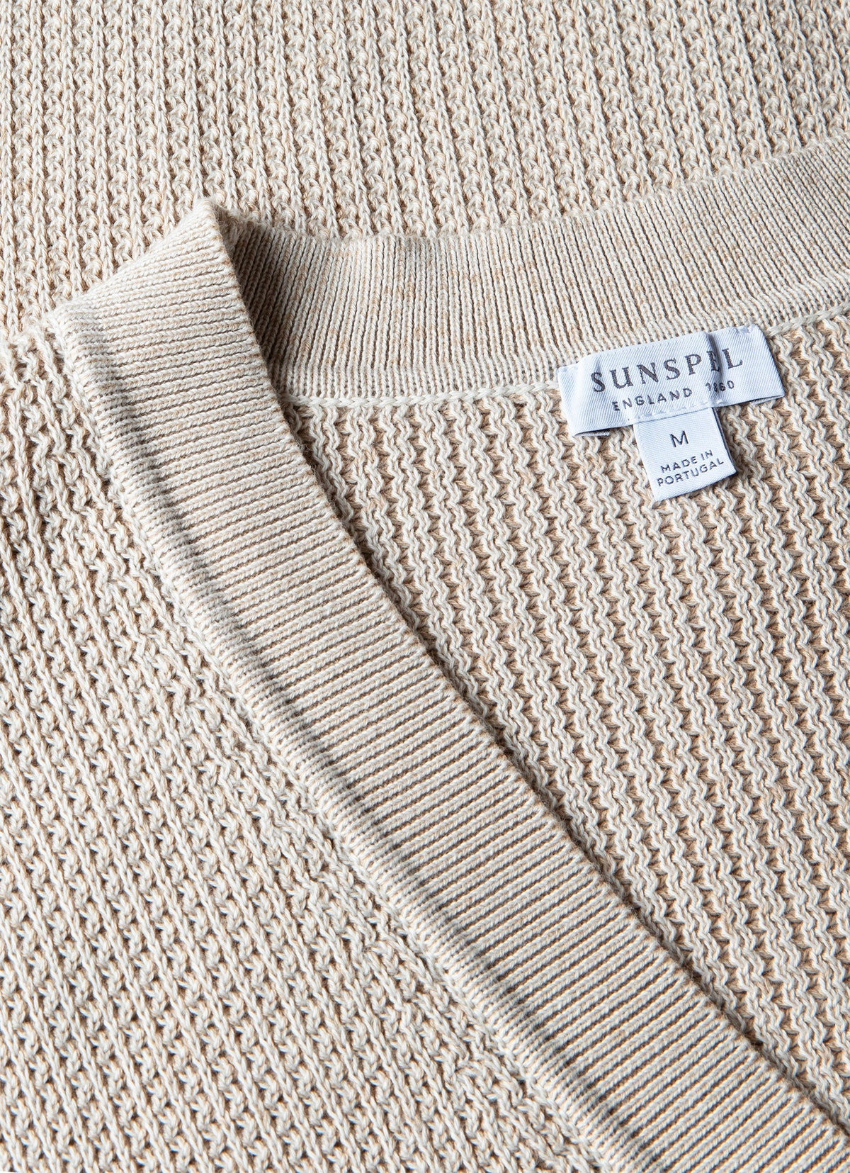 Mens Textured Knit Cardigan In Ecru Mcar8243 Whcr