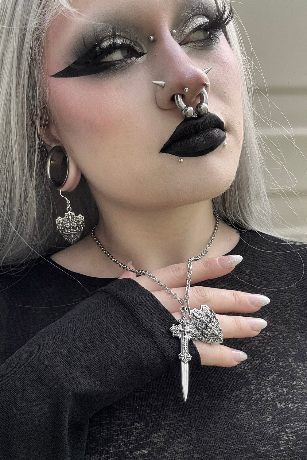 By The Shield Earrings