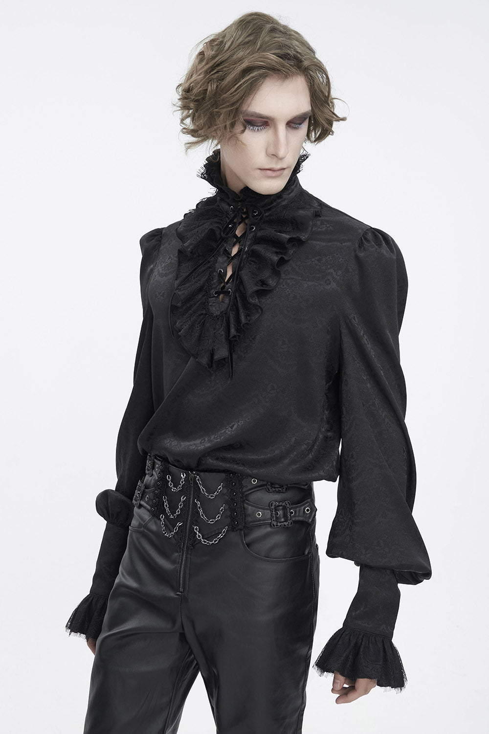 Castle Dracula Lace-Up Shirt