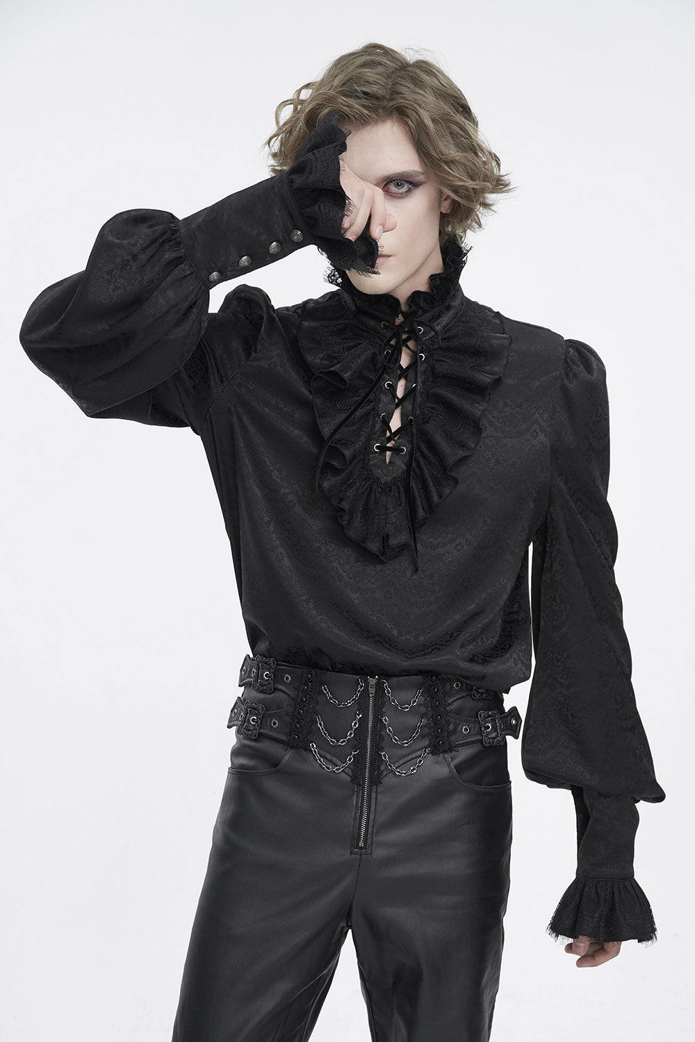 Castle Dracula Lace-Up Shirt