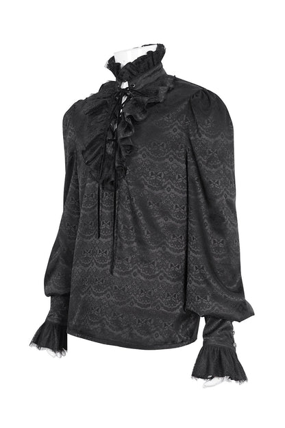 Castle Dracula Lace-Up Shirt