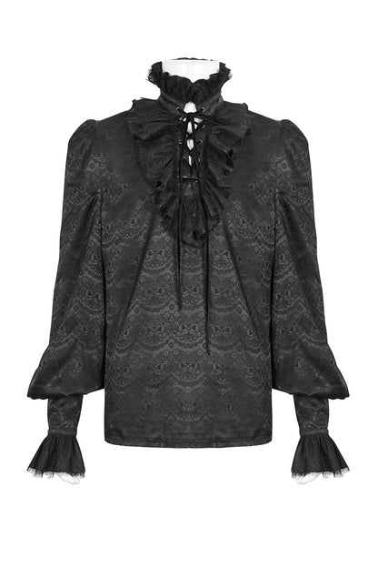 Castle Dracula Lace-Up Shirt