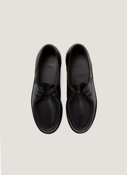 Paraboot Grained Leather Michael In Black Mftw9472 Bkaa