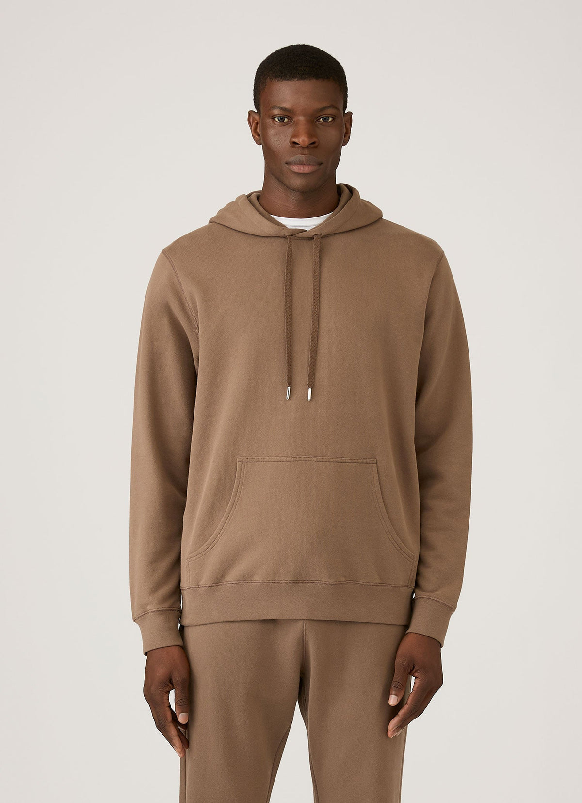 Mens Loopback Hoodie In Dark Cedar Mhod1525 Brgr