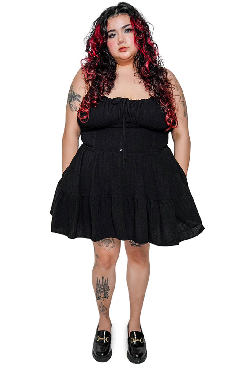 Clara Milkmaid Mini Dress