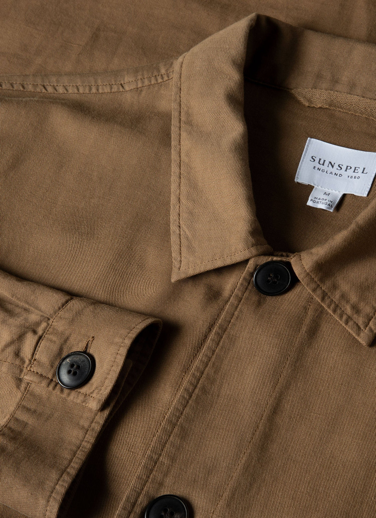 Mens Cotton Linen Twin Pocket Jacket In Dark Tan Mjac7175 Brdh