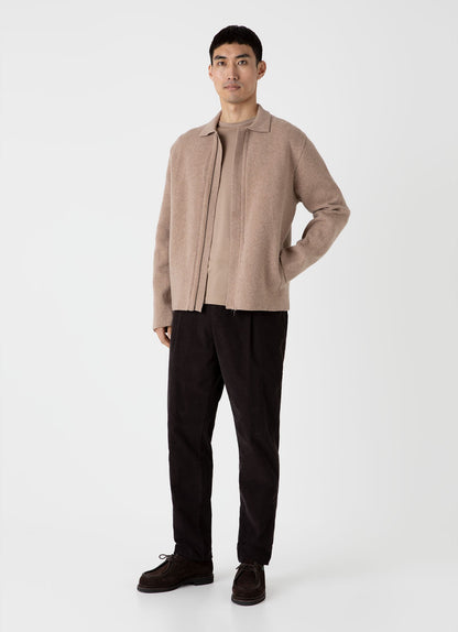 Mens Double Faced Jacket In Sandstone Mjac7117 Brfc