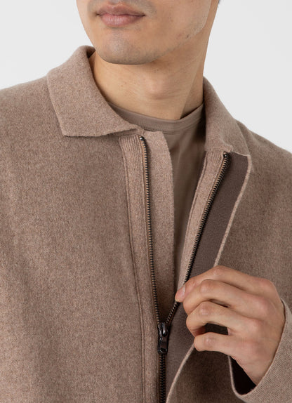 Mens Double Faced Jacket In Sandstone Mjac7117 Brfc