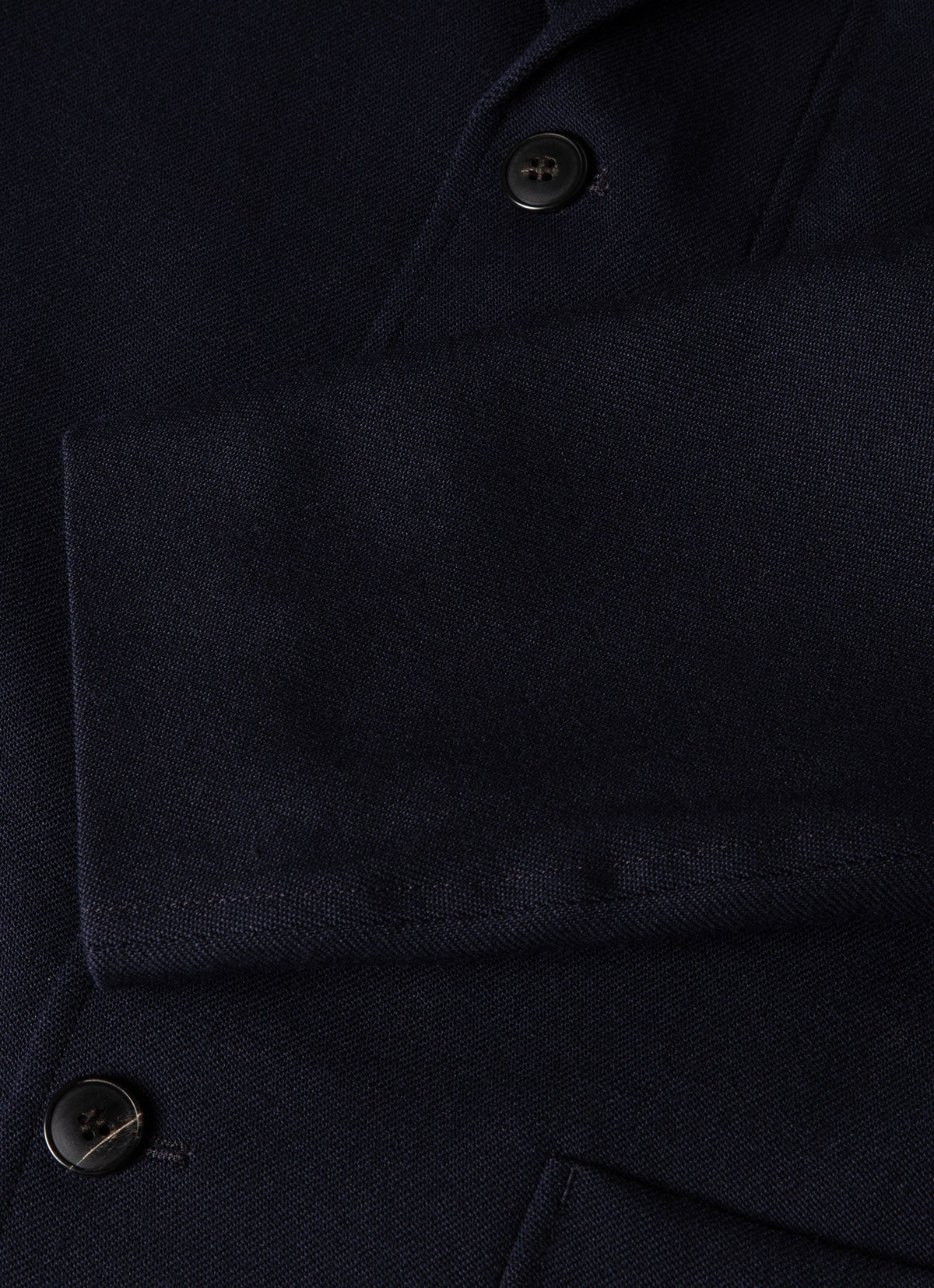 Mens Wool Twill Blazer In Dark Navy Mjac7123 Bujf