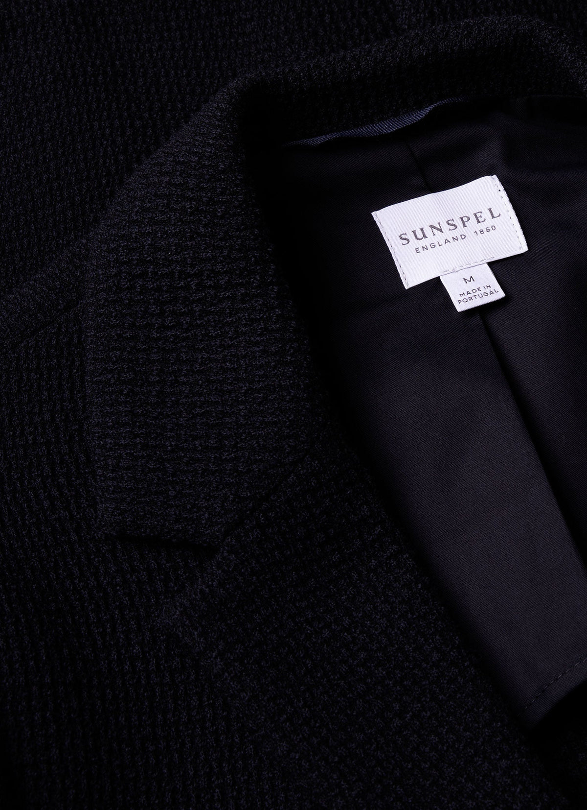 Mens Heavy Wool Jersey Blazer In Navy Mjac7163 Buaa