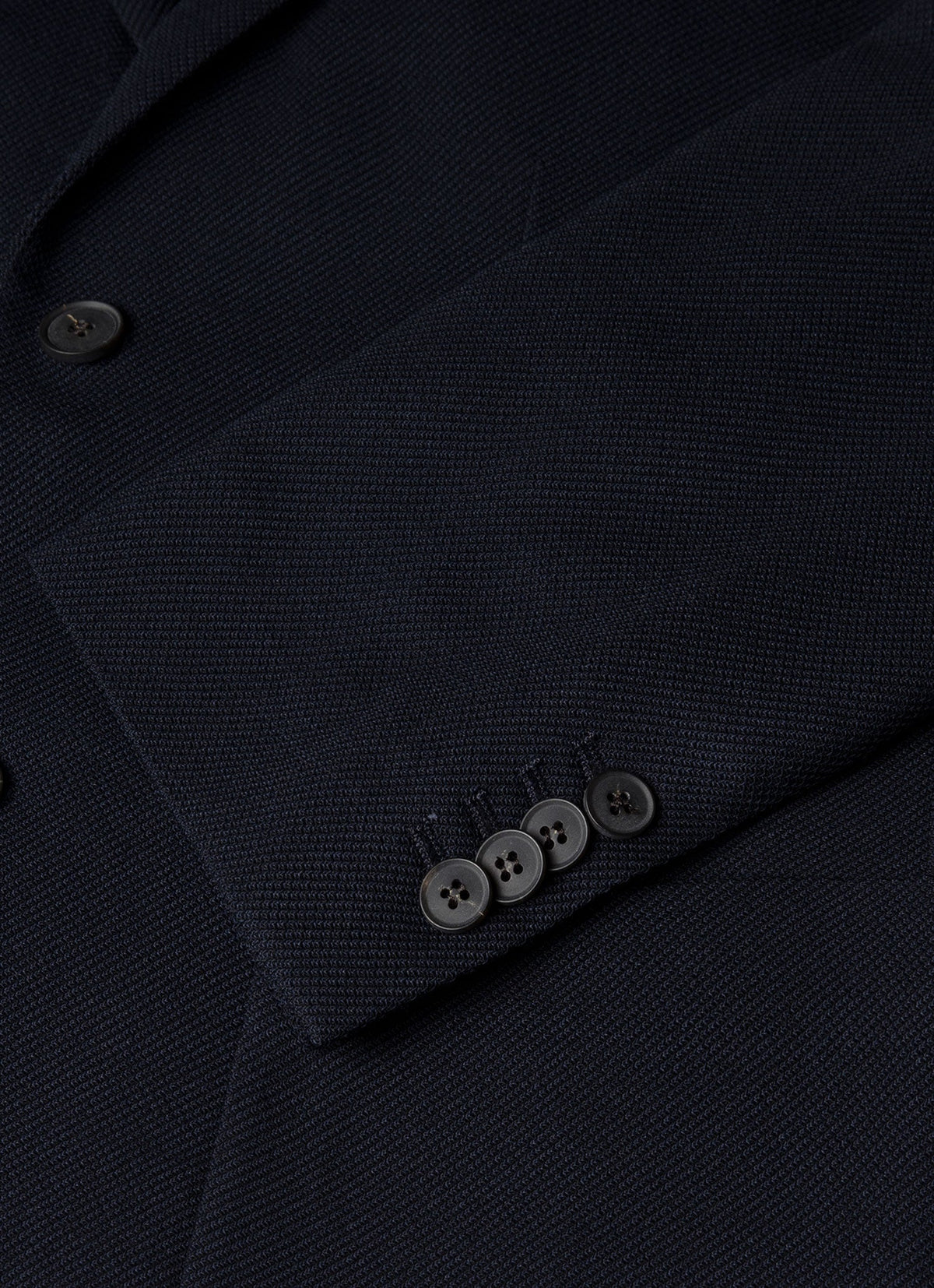 Mens Textured Wool Blazer In Navy Mjac7188 Buaa