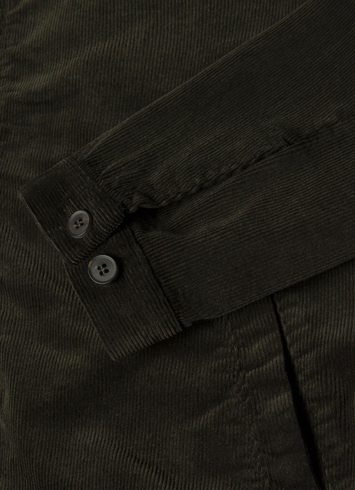 Mens Corduroy Harrington Jacket In Dark Green Mjac7195 Gnin