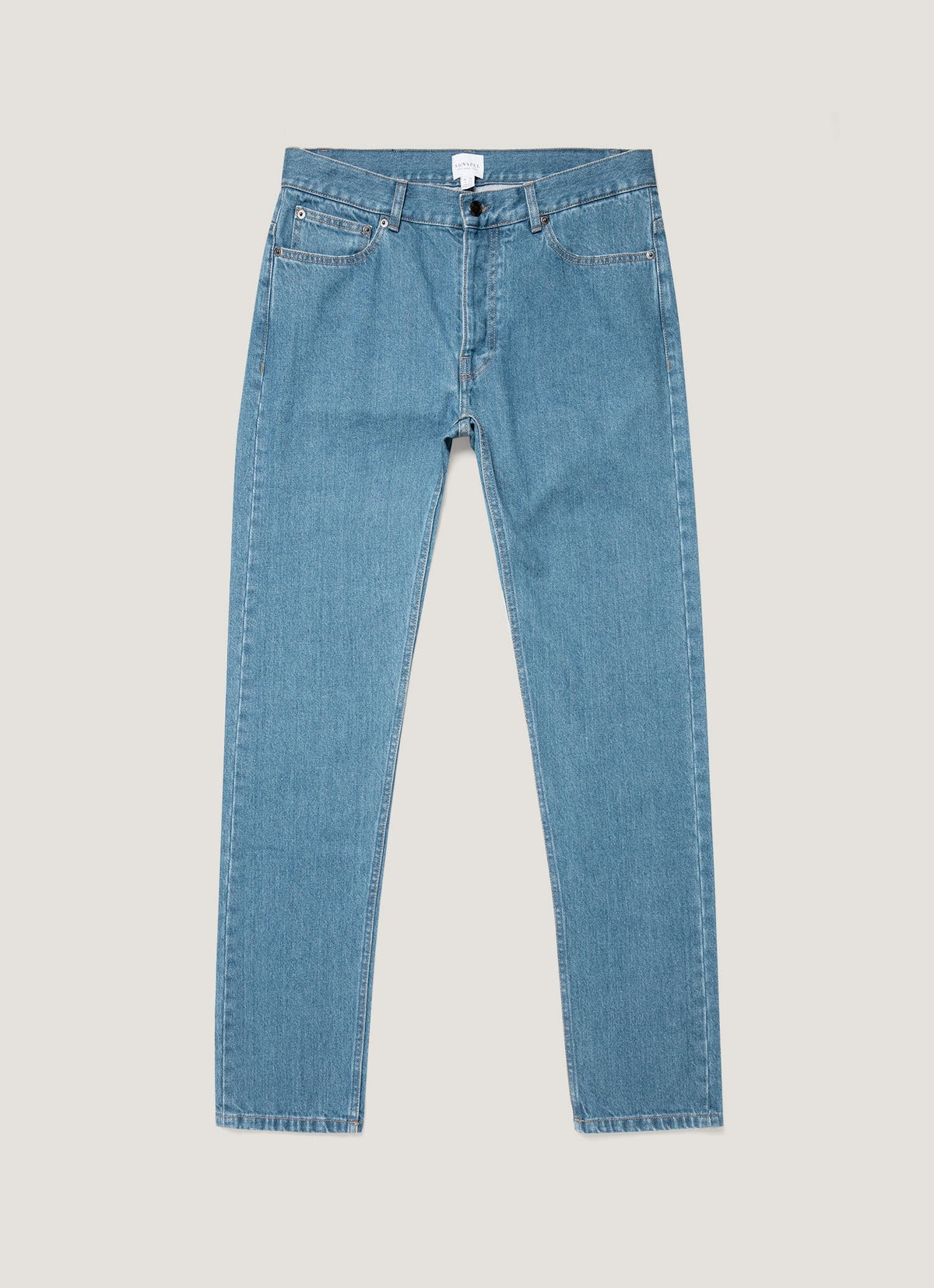 Mens Regular Fit Jean Denim Mid Wash
