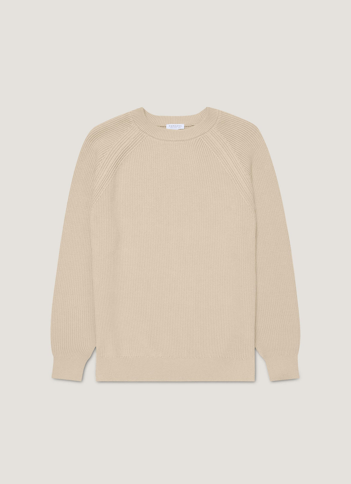 Mens Ribbed Jumper In Mink Mjum8288 Brgb