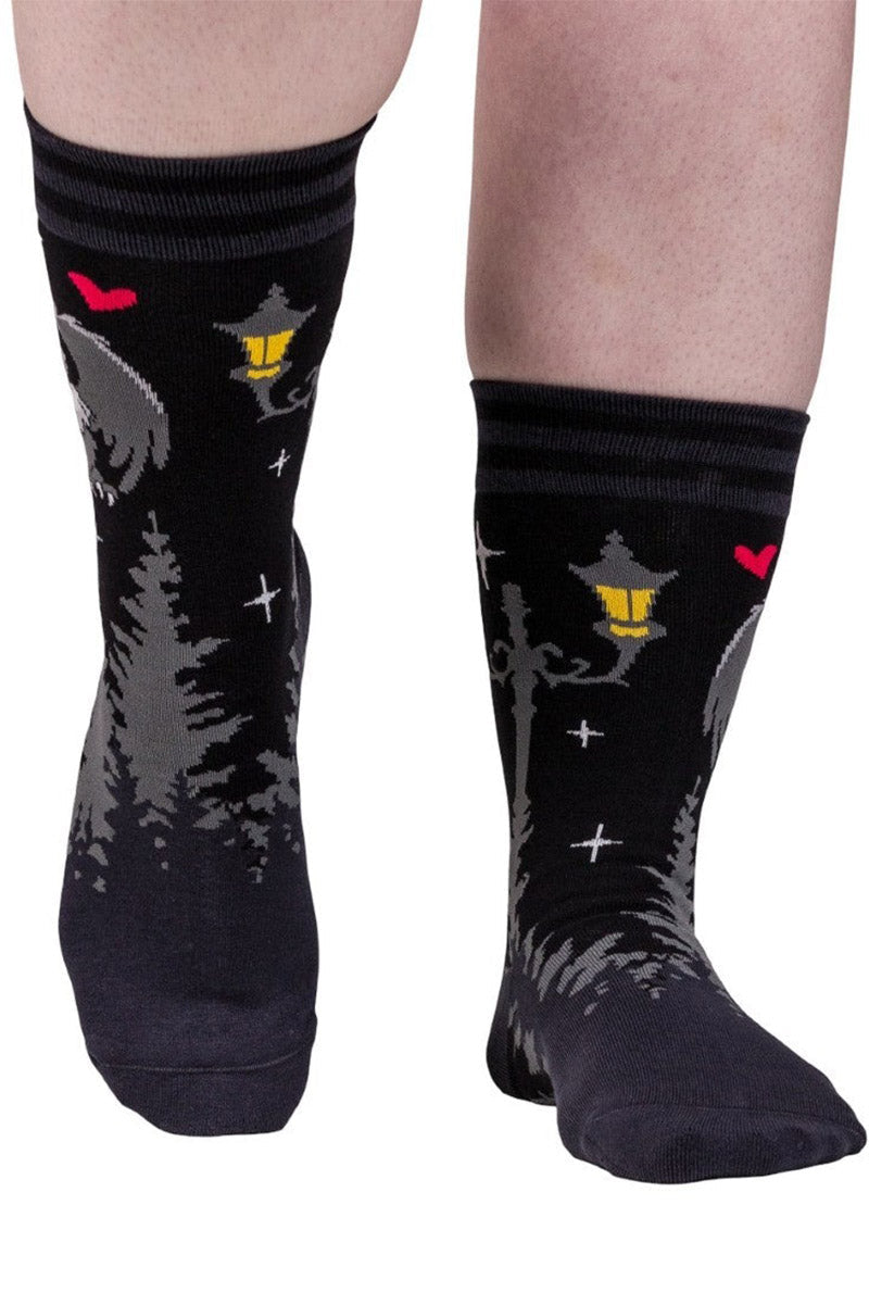 Cute Mothman Crew Socks