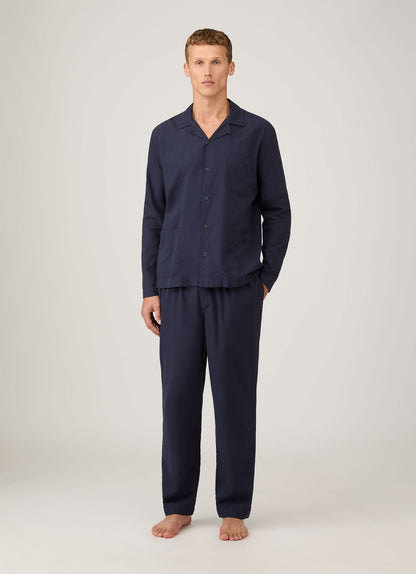 Men S Pyjama Shirt In Navy
