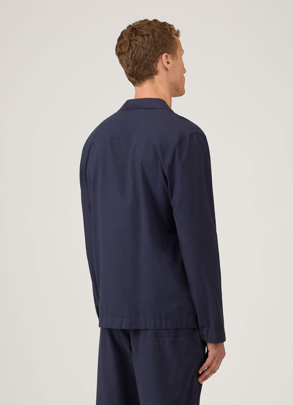 Men S Pyjama Shirt In Navy