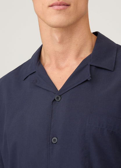 Men S Pyjama Shirt In Navy