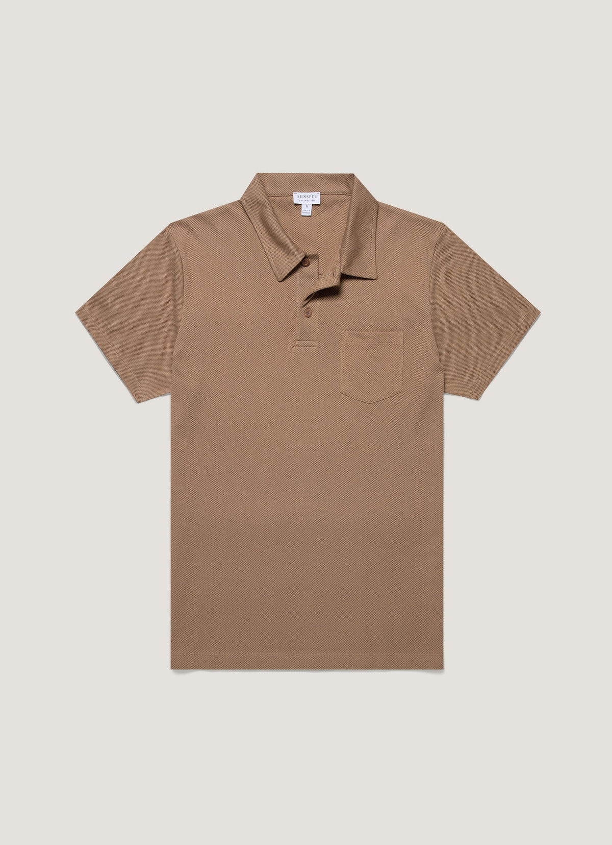 Mens Riviera Polo Shirt In Dune Mpol1026 Brfz
