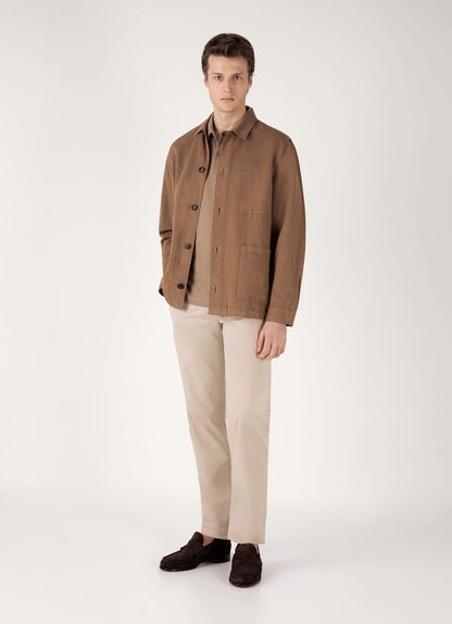 Mens Riviera Polo Shirt In Dune Mpol1026 Brfz